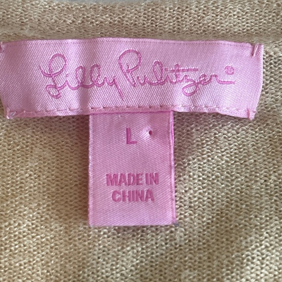 Lilly Pulitzer Debra Block Boat Neck Wool Blend Sweater Large - Picture 3 of 10